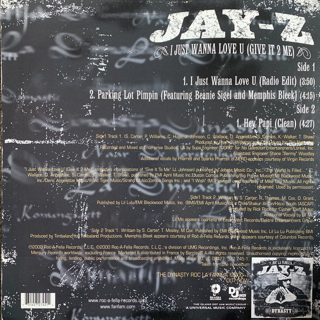 Jay Z “I Just Wanna Love U”