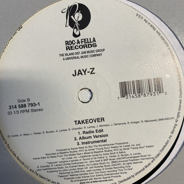 Jay-Z “Girls, Girls, Girls” / “Takeover”