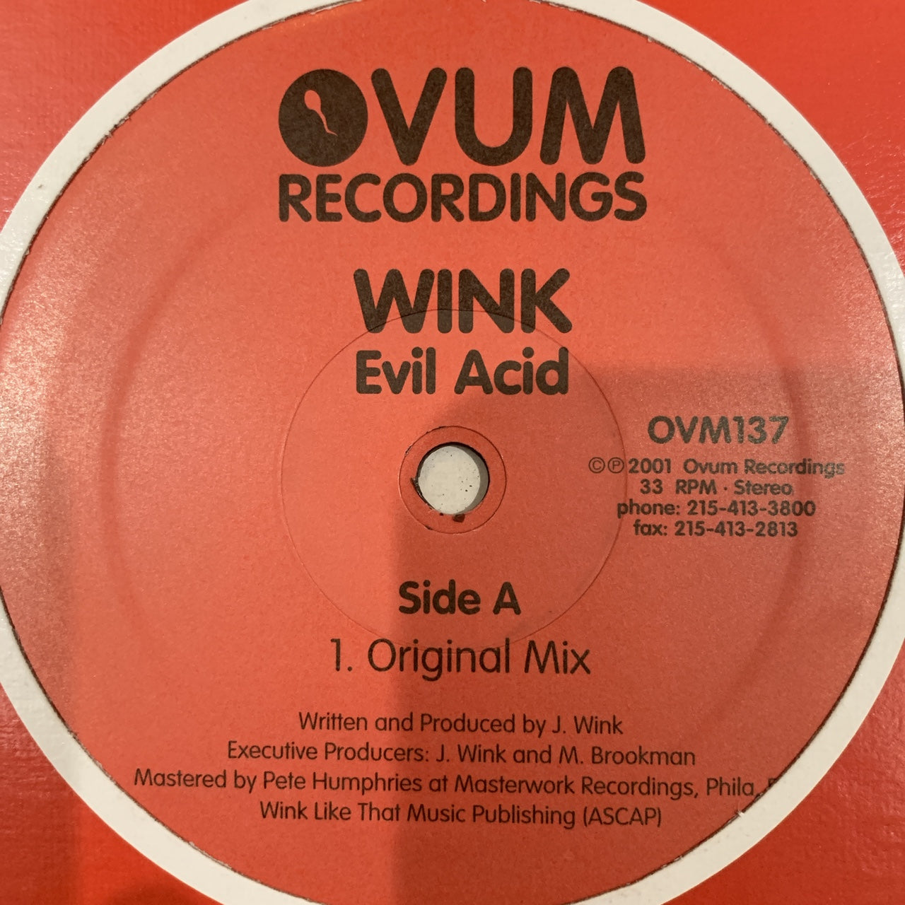 Josh Wink, Wink “Evil Acid”