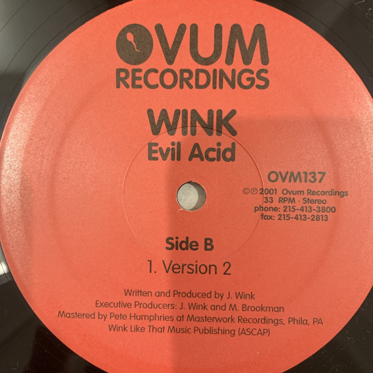 Josh Wink, Wink “Evil Acid”