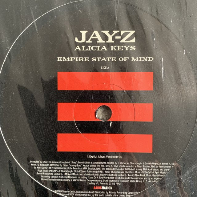Jay Z Feat Alicia Keys “Empire State of Mind”