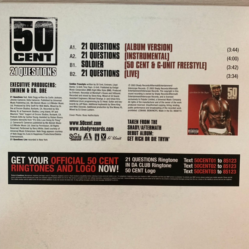 50 Cent “21 Questions”