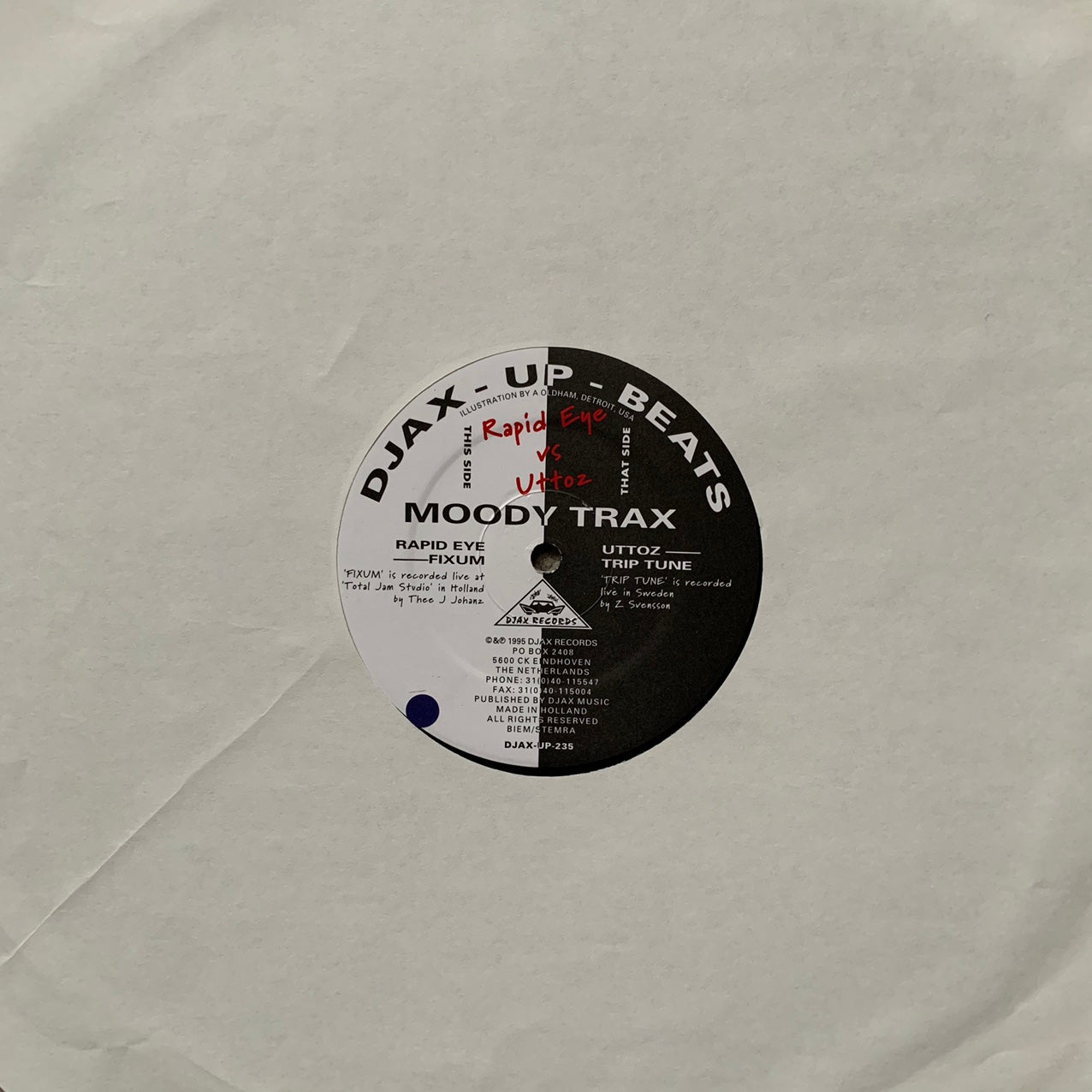 Moody Trax “Rapid Eye Vs Uttoz Ep”