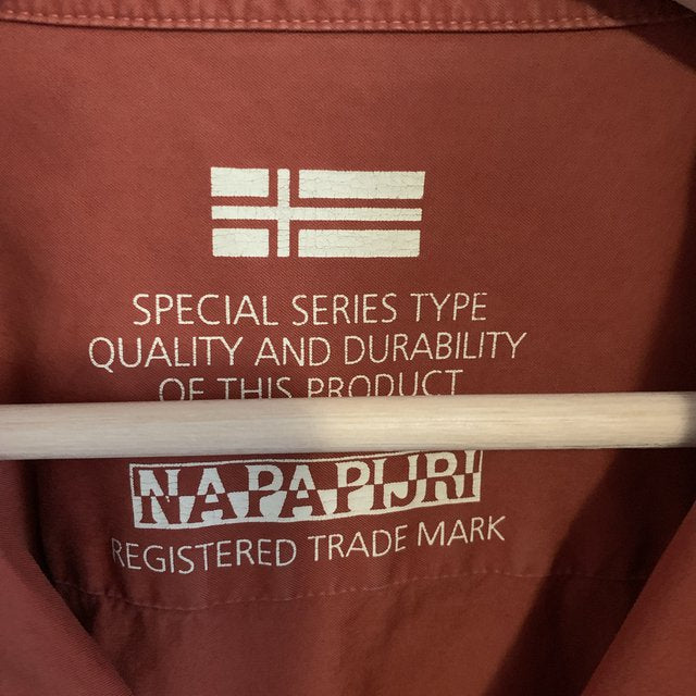 Napapijri 100% Cotton Shirt Size Large