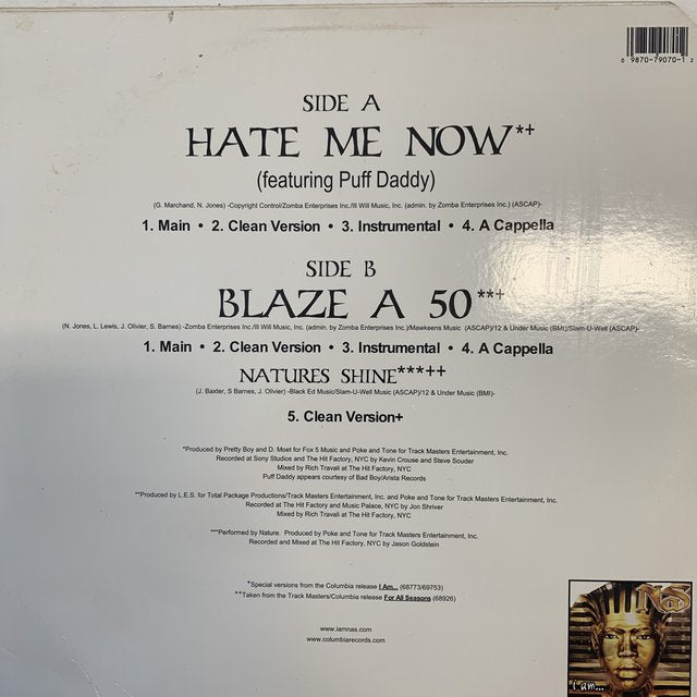 Nas “Hate me Now” / “Blaze A 50”