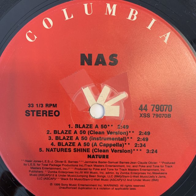 Nas “Hate me Now” / “Blaze A 50”