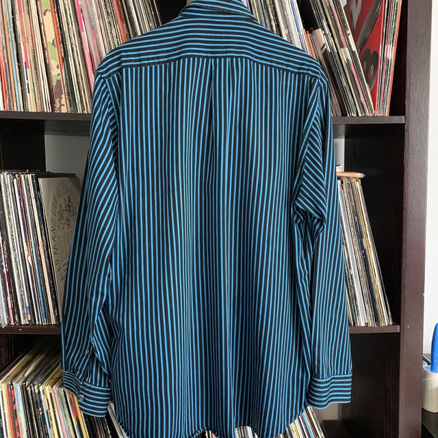 Pringle Of Scotland 100% Cotton Button Down Collar Shirt Size Large