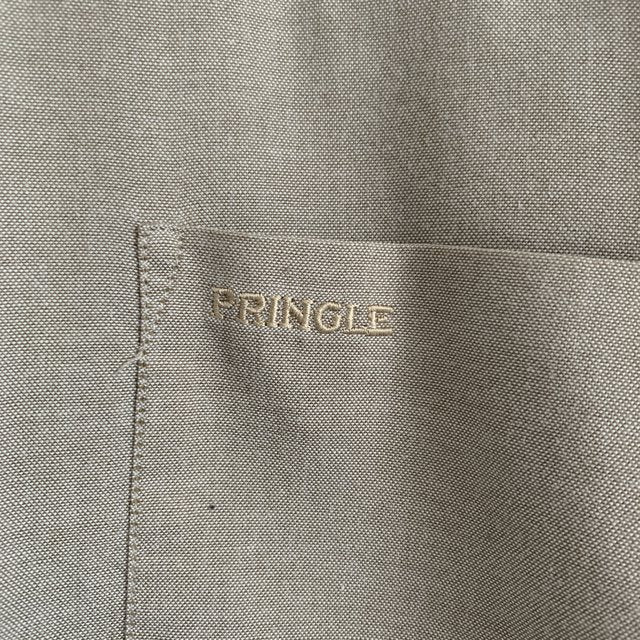Pringle of Scotland Light Brown Heavy Cotton Shirt Size Large