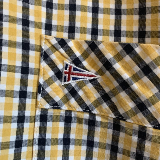 Paul Smith Yellow Blue Gingham Check Shirt