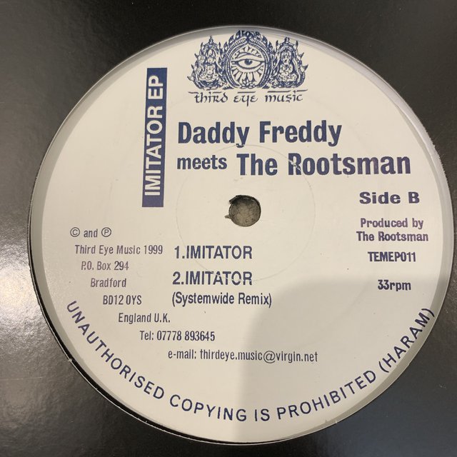 The Rootsman Meets Daddy Freddy ‘Imitator Ep
