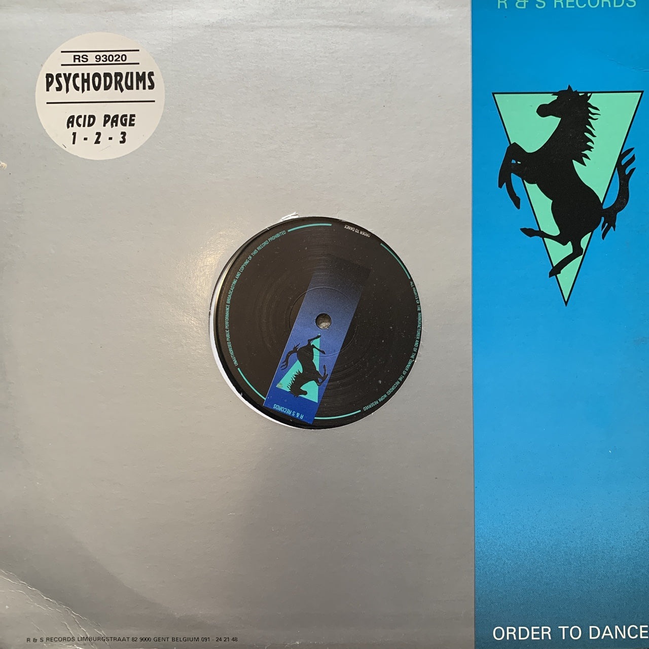 Psychodrums “Acid Page” 3 Version 12inch Vinyl Single on R&S