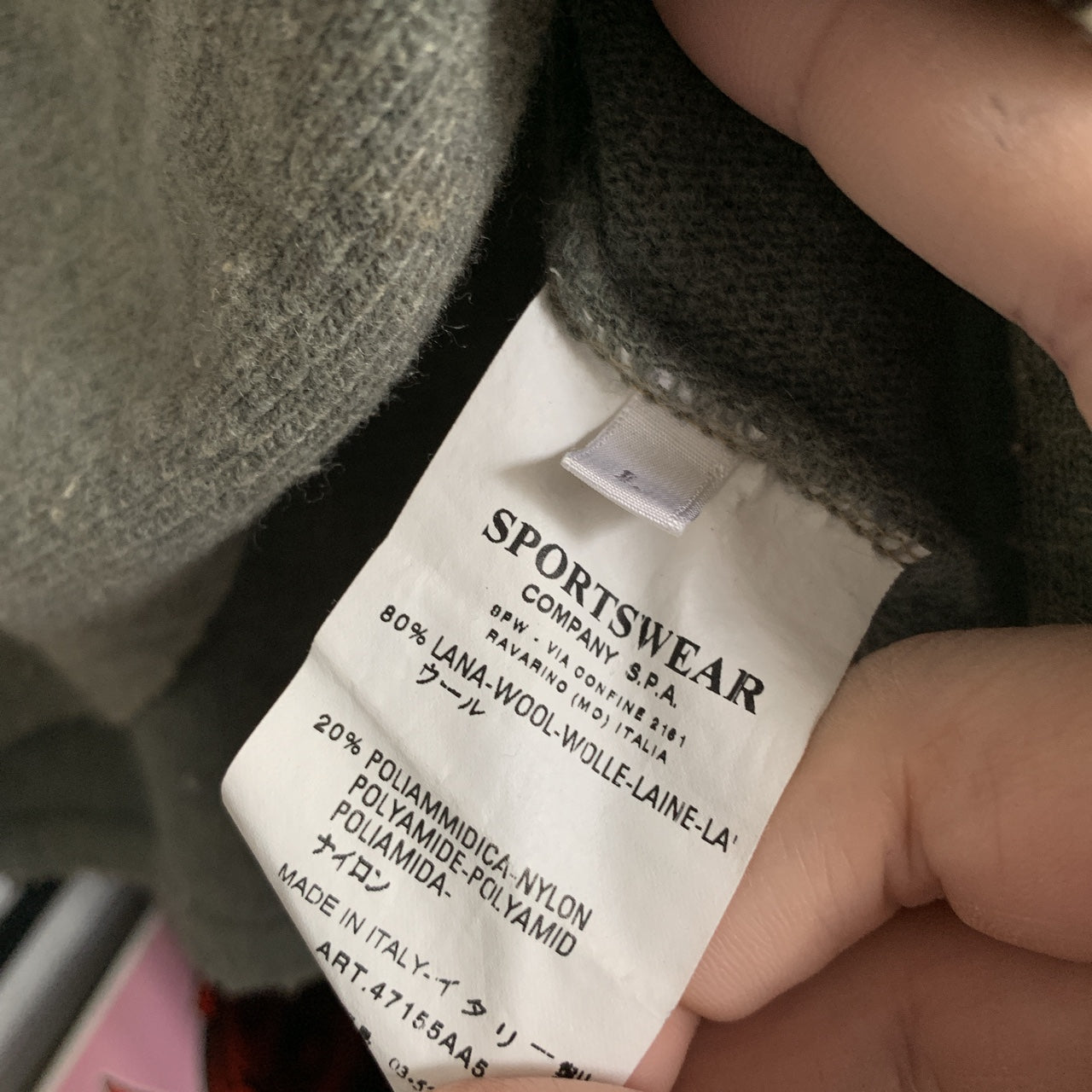 Stone Island Vintage Sweater Size Large but actually will Fit Small to Medium