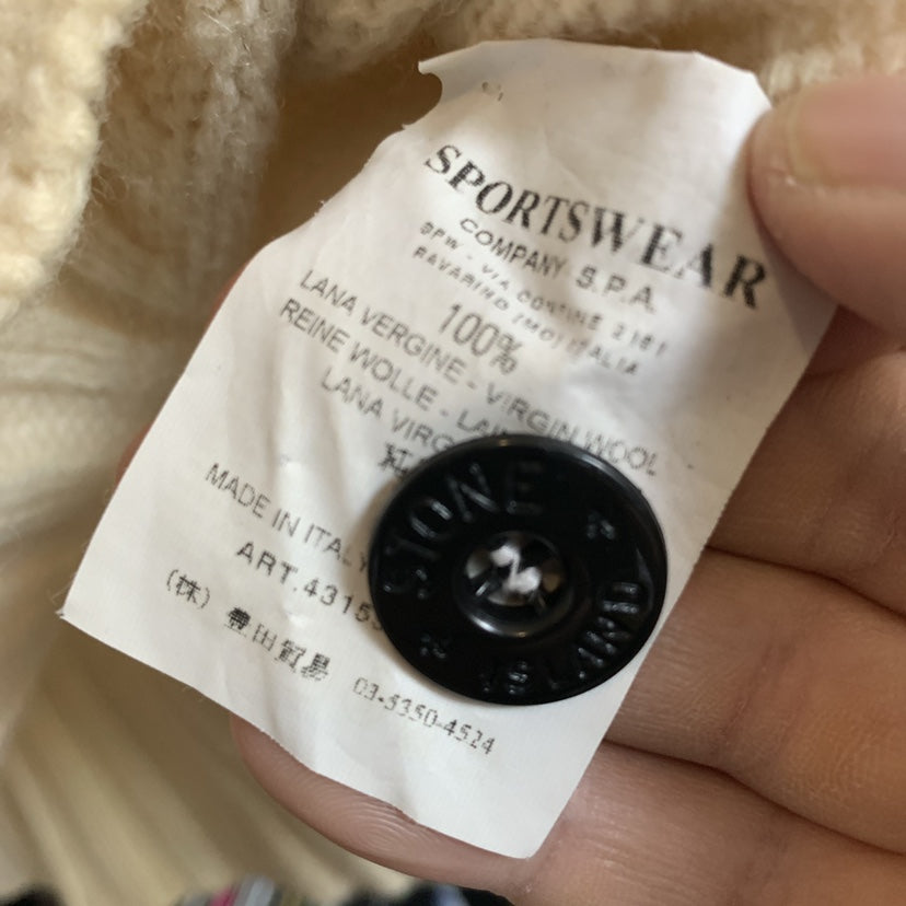Stone Island Vintage 100% Lambs Wool Sweater Size Medium