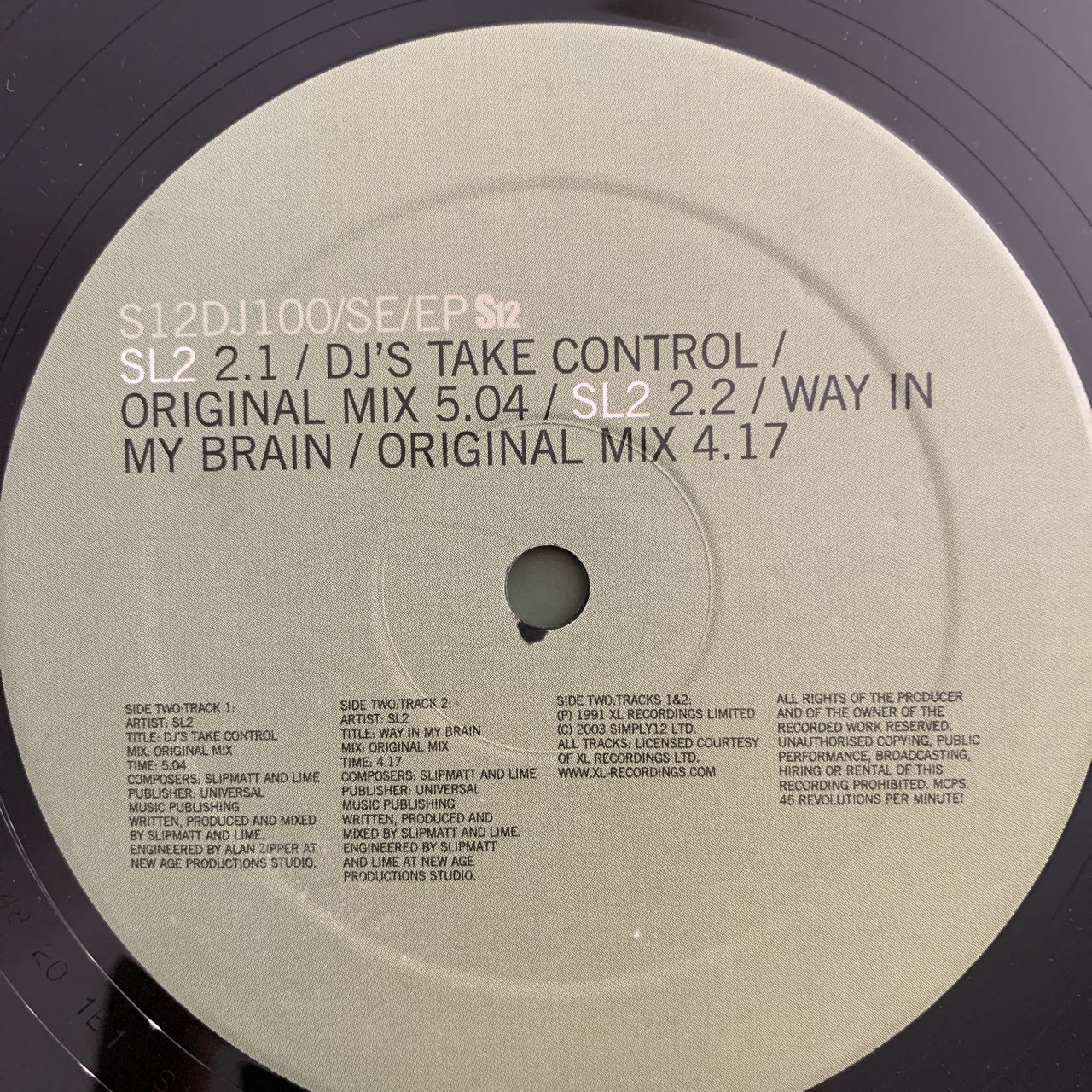 SL2 “On A Ragga Tip”