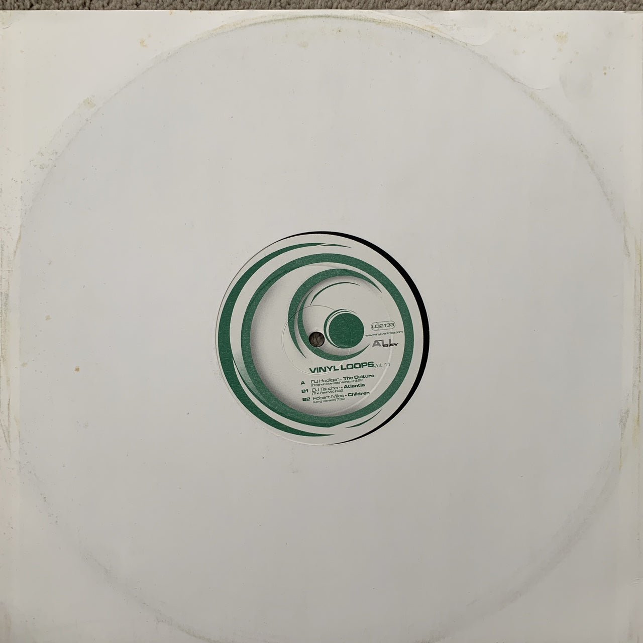Vinyl Loops Vol 11 Feat DJ Hooligan “The Culture” / DJ Taucher “Atlantis” / Robert Miles “Children”