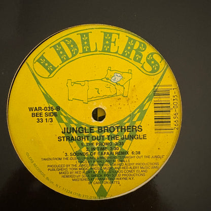 Jungle Brothers “Straight Out The Jungle” 6 Version 12inch vinyl record