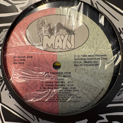 The Chosen Few “Funky Jumpy Music” 5 Track 12inch Vinyl Record on Maxi Records