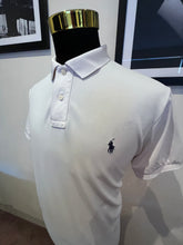 Load image into Gallery viewer, Ralph Lauren Performance Polyester Blend White Polo Shirt Classic Fit