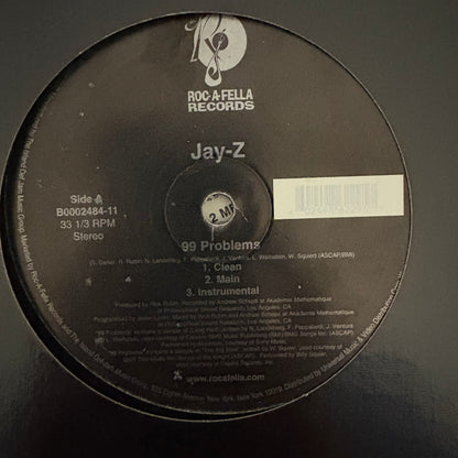 Jay-Z “99 Problems”  6 Version 12inch vinyl