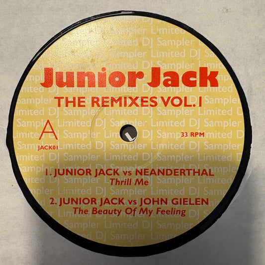 Junior Jack ‘The Remixes’ 3 Track 12inch Vinyl Record Limited DJ Sampler