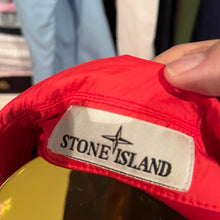 Load image into Gallery viewer, Stone Island Red Zipper Bomber Jacket NWOT size Large fits Large to XL