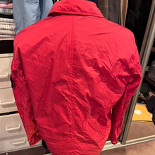 Load image into Gallery viewer, Stone Island Red Zipper Bomber Jacket NWOT size Large fits Large to XL