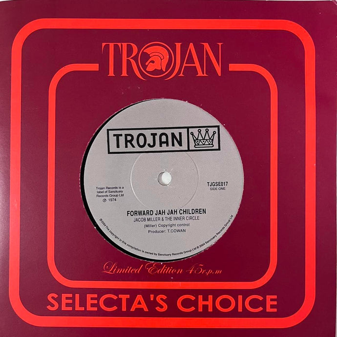 Jacob Miller & The Inner Circle “Forward Jah Children” / Augustus Pablo & King Tubby “The Big Rip Off” 2 Track 7inch Vinyl
