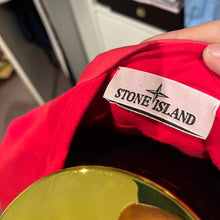Load image into Gallery viewer, Stone Island Red 100% Cotton Fleece Sweater Size XL with Logo Badge
