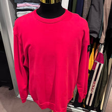 Load image into Gallery viewer, Stone Island Red 100% Cotton Fleece Sweater Size XL with Logo Badge
