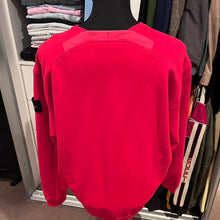 Load image into Gallery viewer, Stone Island Red 100% Cotton Fleece Sweater Size XL with Logo Badge