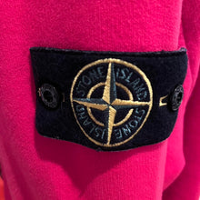 Load image into Gallery viewer, Stone Island Red 100% Cotton Fleece Sweater Size XL with Logo Badge