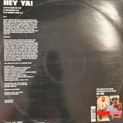 Outkast “Hey Ya” / “Ghettomusick” “My Favourite Things” 3 Track 12inch Vinyl