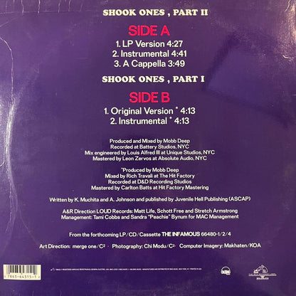 Mobb Deep “Shook Ones” Part II 6 Version 12inch Vinyl