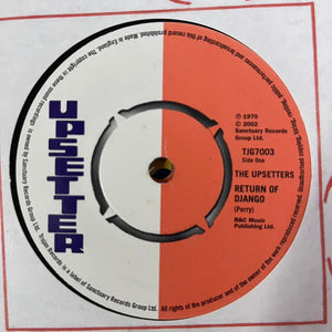 The Upsetters “Return of Django” / “Dollar in Teeth 7inch vinyl