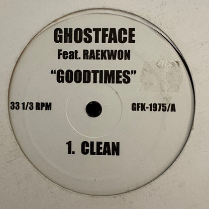 Ghostface Feat Raekwon “Goodtimes” 3 version 12inch vinyl record