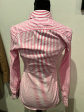 Load image into Gallery viewer, Polo Ralph Lauren 100% Cotton Pink / White Stripe Shirt Size 0 XS