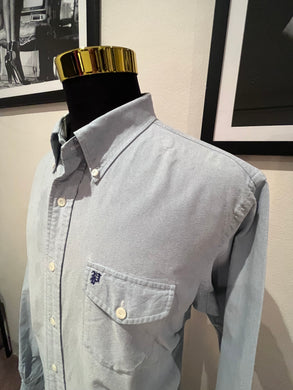 Ralph Lauren 100% Cotton Pastel Blue Oxford Shirt Size XXL Button Down Collar