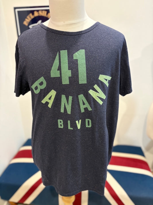 Scotch & Soda 100% Cotton Blue Chest Logo Tee