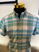 Load image into Gallery viewer, Ralph Lauren 100% Indian Madras Cotton Check Shirt Size Large Custom Fit