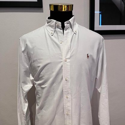 Ralph Lauren Polo Ralph Lauren 100% Cotton White Shirt Size Large Button Down Collar