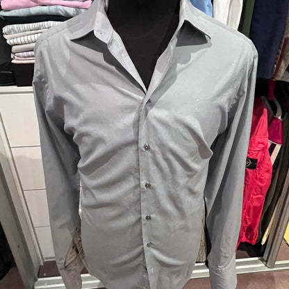 Giorgio Armani 100% Cotton Double Cuff Business Shirt Size XL Made In Italy in primo condition