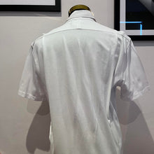 Load image into Gallery viewer, Ralph Lauren Polo Ralph Lauren 100% Cotton Short Sleeve White Summer Shirt Custom Slim Fit Stretch Mesh