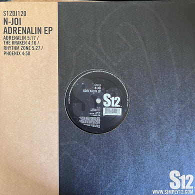 N-JOI “Adrenalin” EP 4 Track 12inch Vinyl Record Includes “The Kraken”