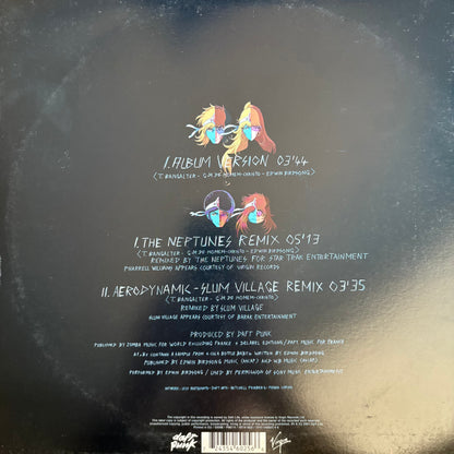 Daft Punk “Harder Better Faster Stronger” 3 Track 12inch Vinyl Record