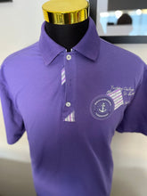 Load image into Gallery viewer, Paul &amp; Shark 100% Cotton Purple Polo Shirt Made in Italy Size XL fits Large to XL