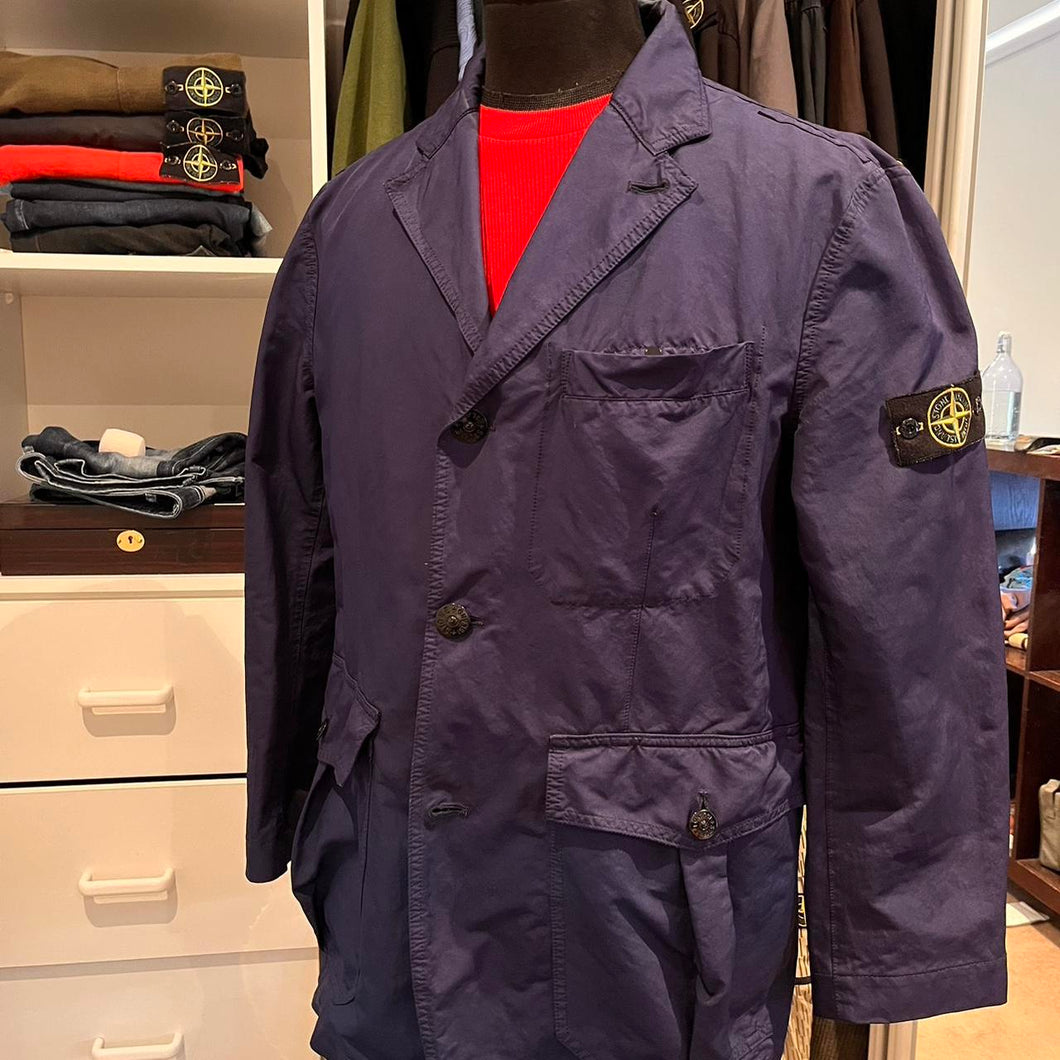 Stone Island Vintage Blue Sports Jacket / Blazer size XL