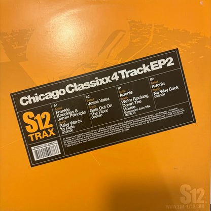 Chicago Classixx 4 Track 12inch Vinyl Record Feat Frankie Knuckles & Adonis