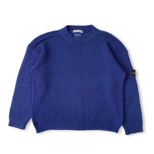 Stone Island Vintage Crew Neck Wool Jumper Size Large Fits Large to XL