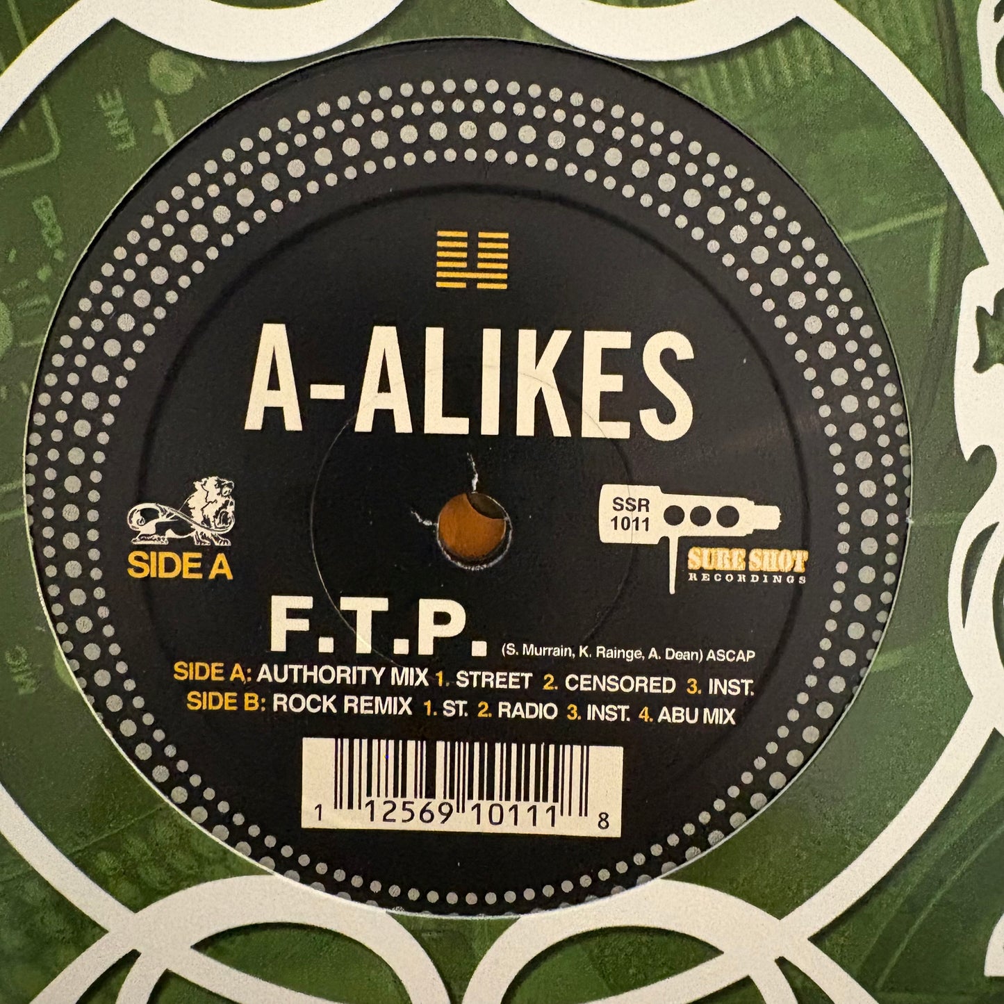 A-Alikes “F.T.P.” 7 Version 12inch Vinyl Record