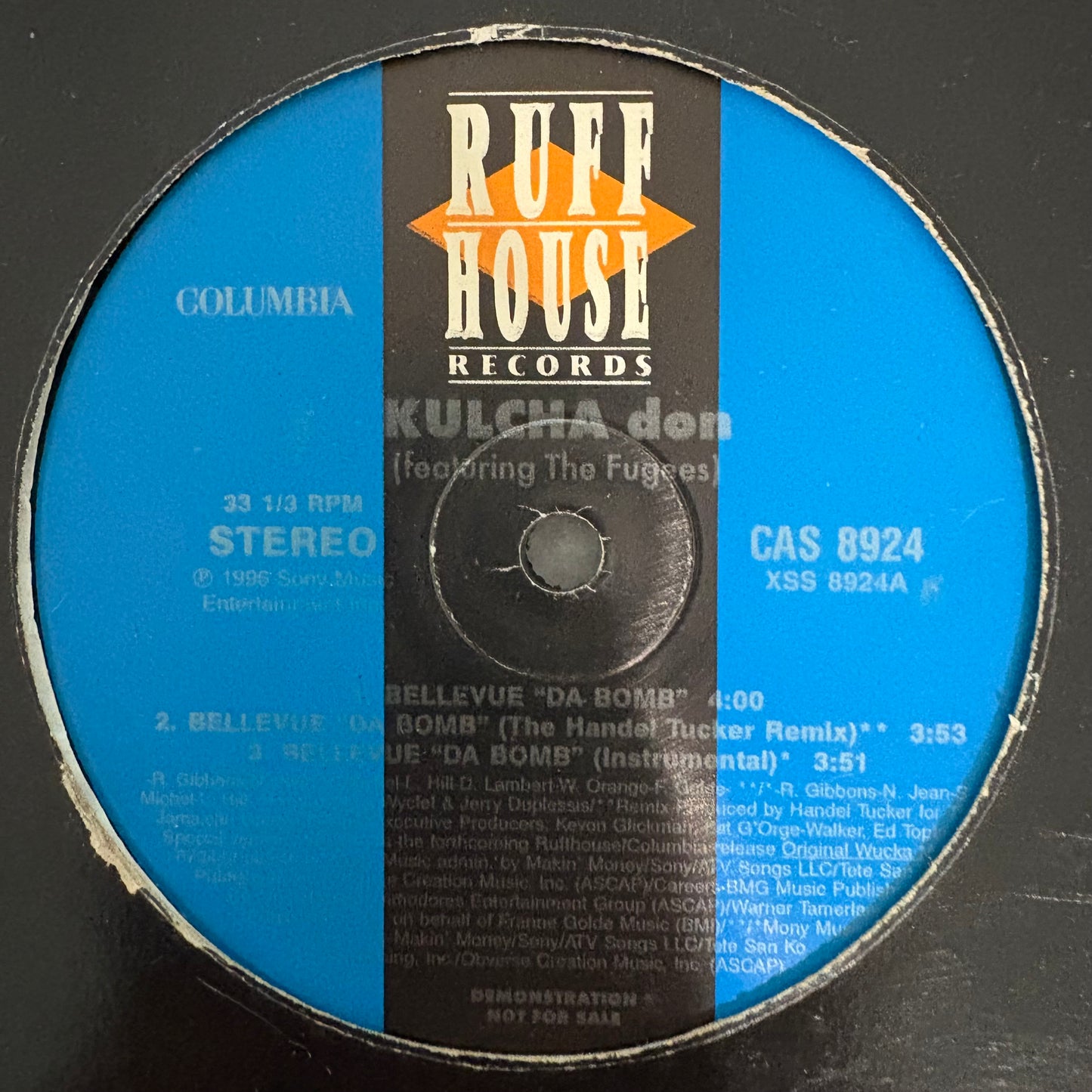 KULCHA Don “Bellevue “Da Bomb” 5 Track 12inch vinyl record